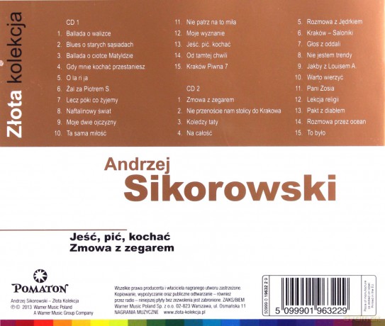 Andrzej Sikorowski: Złota Kolekcja Vol. 1 & Vol. 2 [2CD]