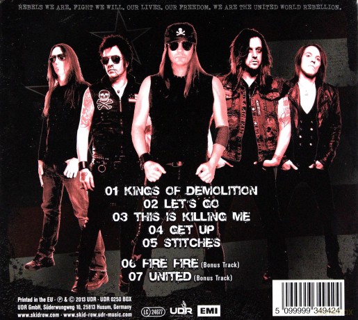 Skid Row: United World Rebellion - Chapter One [CD]