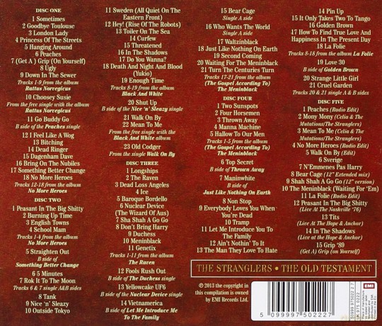 The Stranglers: The Old Testament (UA Studio Recordings 77-82) [5CD]