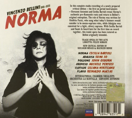 Cecilia Bartoli: Bellini: Norma (digibook) [2CD]