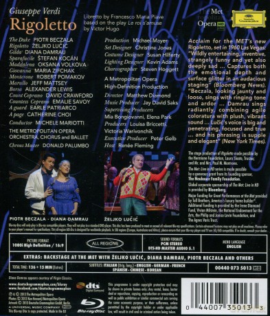 Piotr Beczała: Verdi: Rigoletto [Blu-Ray]
