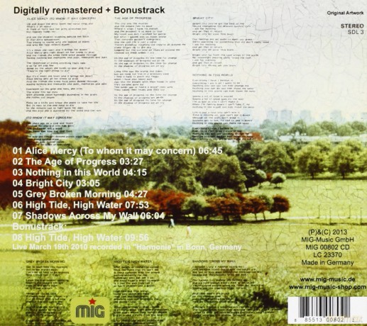 Miller Anderson: Bright City (digipack) [CD]