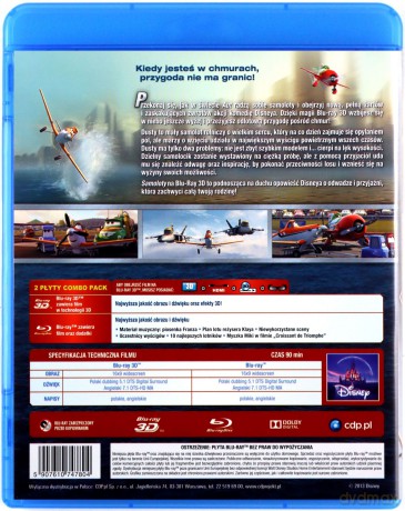 Samoloty 3D (Disney) [Blu-Ray]+[Blu-Ray 3D]