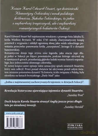 Dziedzic Sobieskich. Bohater ostatniej wojny o niepodległość Szkocji - Piotr Piniński [KSIĄŻKA]