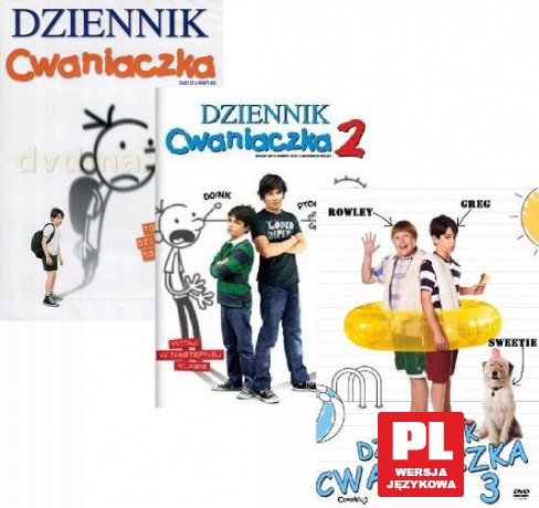 Dziennik Cwaniaczka / Dziennik Cwaniaczka 2 / Dziennik Cwaniaczka 3. Pakiet [3DVD]