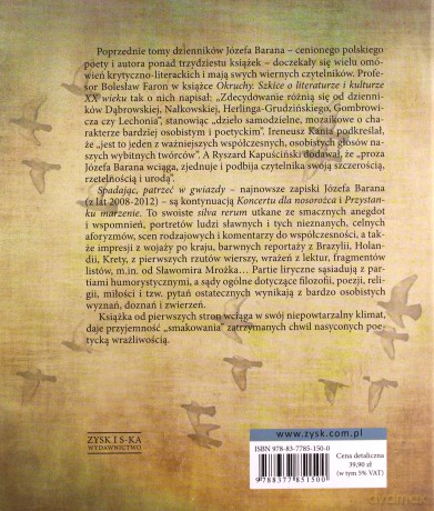 Spadając patrzeć w gwiazdy - Józef Baran [KSIĄŻKA]