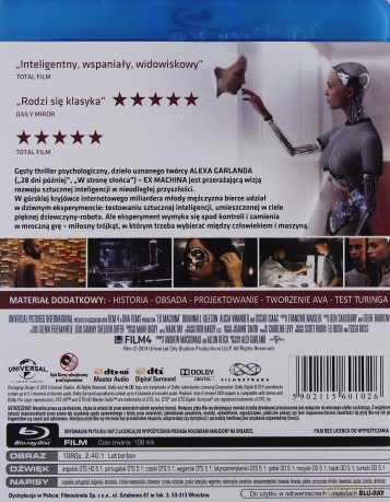 Ex Machina [Blu-Ray]
