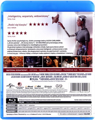 Ex Machina [Blu-Ray]