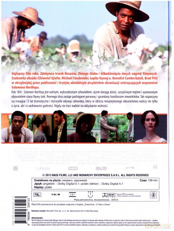 Zniewolony. 12 Years a Slave (booklet) [DVD]
