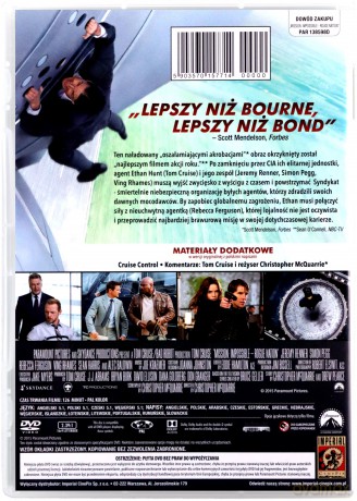 Mission: Impossible 5 - Rogue Nation [DVD]