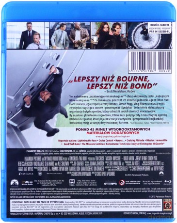 Mission: Impossible 5 - Rogue Nation [Blu-Ray]
