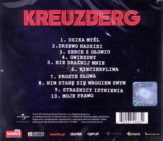 Kreuzberg: Papierowy Król [CD]