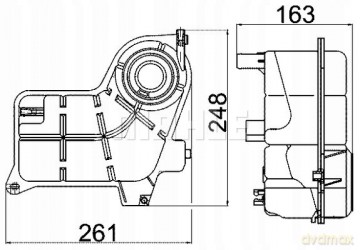 Płyn chłodzący Mahle CRT 24 000S Zbiorniczek wyrównawczy, Audi VW