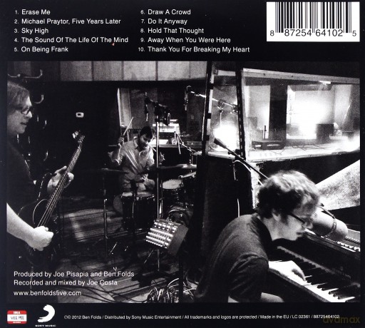 Ben Folds Five: The Sound Of The Life Of The Mind [CD]