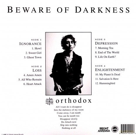 Beware Of Darkness: Orthodox [WINYL]