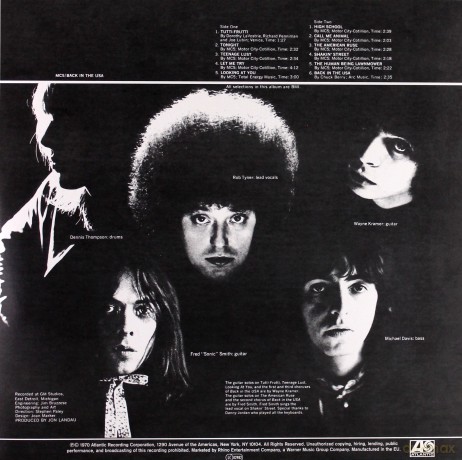MC 5: Back In The USA [WINYL]