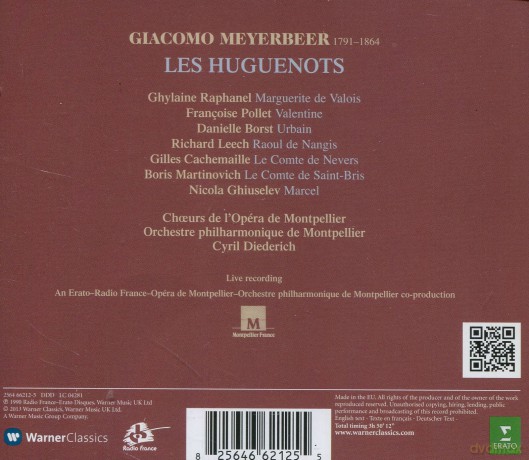 Ghylaine Raphanel/Franc Pollet: Meye:Les Huguenots [4CD]