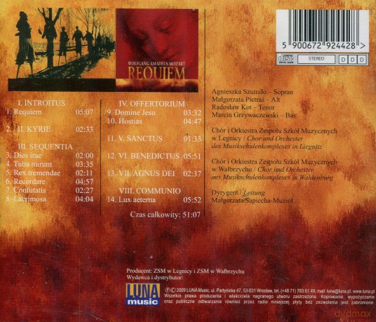 Galeria Młodych: Requiem d-moll [CD]