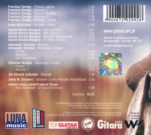 Hommage a Chopin (digipack) [CD]