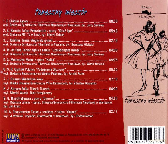 Klasyka o każdej porze - Taneczny wieczór [CD]