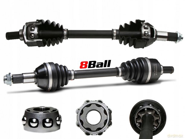 Półoś napędowa All Balls przód lewa prawa Polaris Scrambler 1000 MD XP Scrambler 850 Sportsman 1000 Sportsman 850 8Ball Extreme Duty Axle