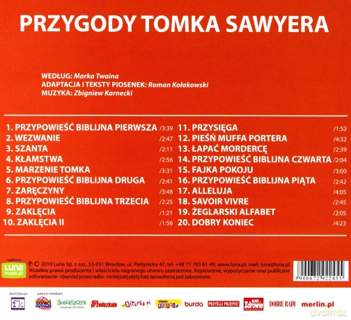 Przygody Tomka Sawyera [CD]