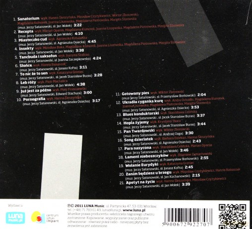 Satanorium - piosenki Jerzego Satanowskiego (digipack) [CD]
