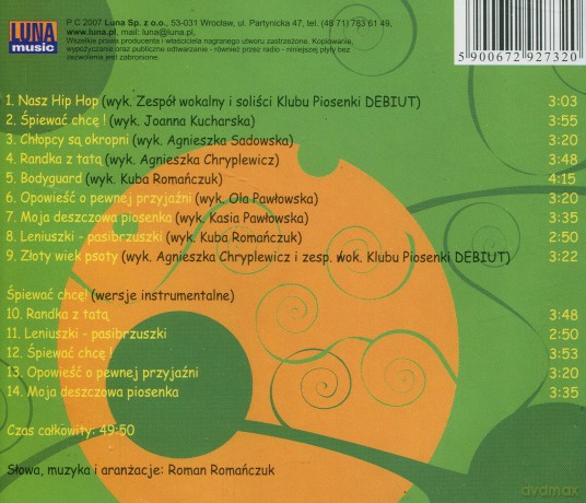 Śpiewać chcę [CD]