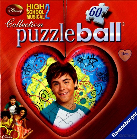 RAVENSBURGER Puzzle serca HSM3 60 el. (841967) [PUZZLE]