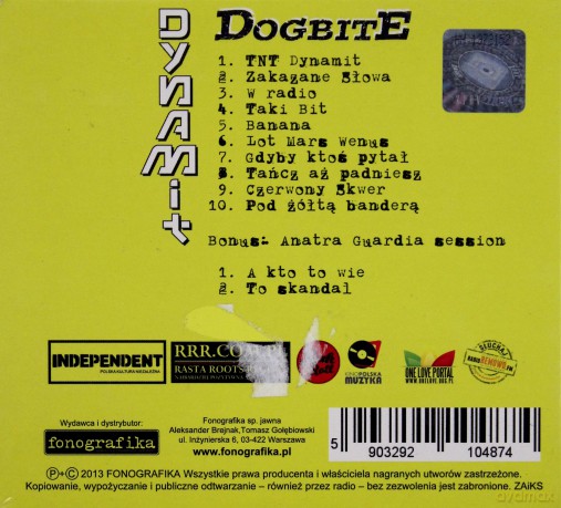 Dogbite: Dynamit [CD]