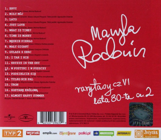 Maryla Rodowicz: Rarytasy Cz.6 (lat 80 cz. 2) [CD]