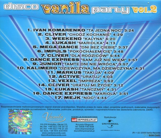 Disco Vanila Party 2 [CD]
