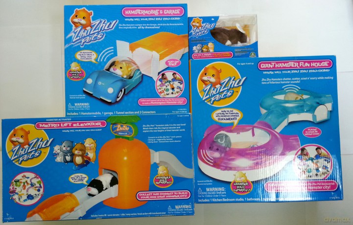 Zhu Zhu Pets Chomik+winda+domek+samochód (86440) [ZABAWKA]