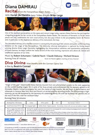 Diana Damrau: Recital At Baden-Baden, Documentary. Diva Divina [DVD]