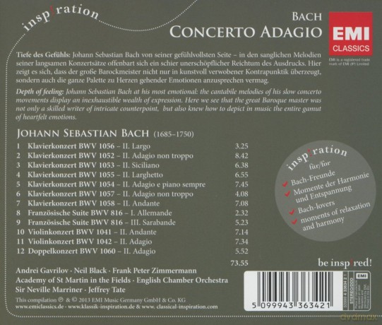 Gavrilov: Concerto Adagio [CD]