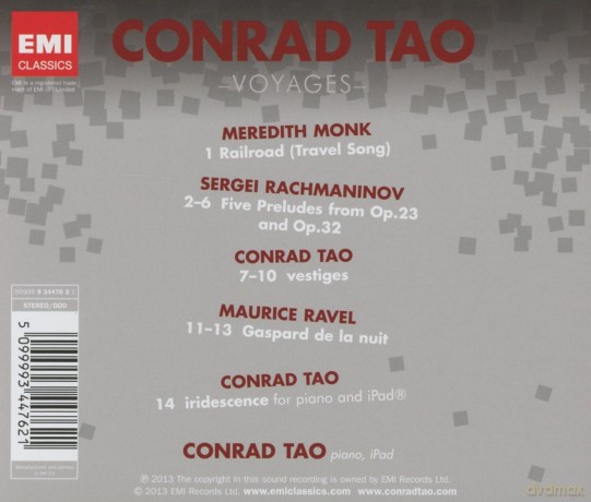 Conrad Tao: Voyages [CD]
