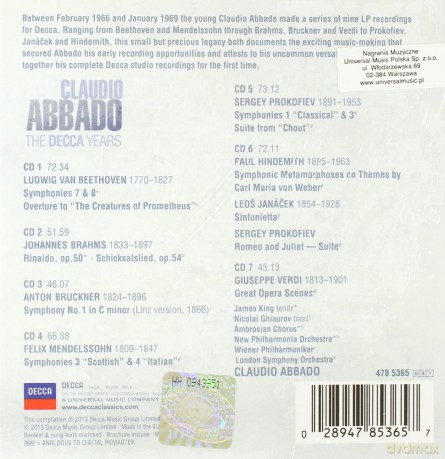 Claudio Abbado: The Decca Years [7CD]