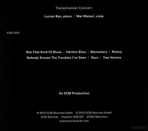 Buan Lucian Maneri Mat: Transylvanian Concert [CD]