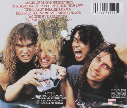 Slayer: Reign In Blood [CD]