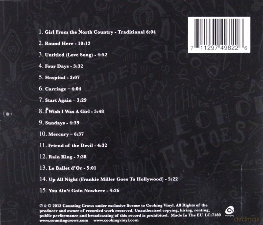 Counting Crows: Echoes Of The Outlaw Roadshow [CD]