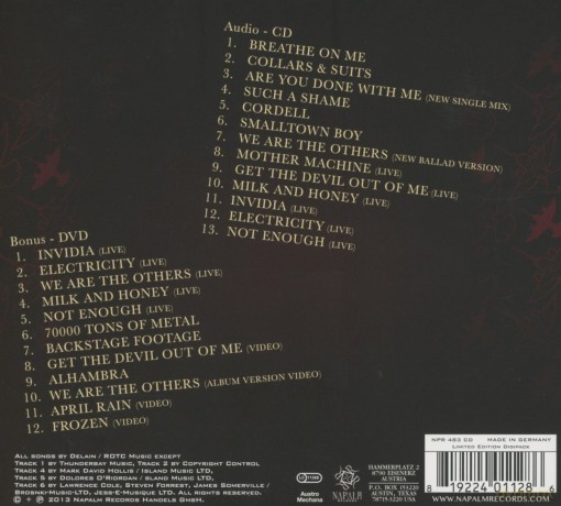 Delain: Interlude Limited Edition (digipack) [CD]+[DVD]