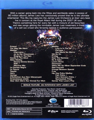 James Last: Live At The Royal Albert Hall [Blu-Ray]
