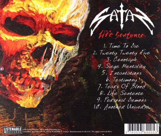 Satan: Life Sentence [CD]