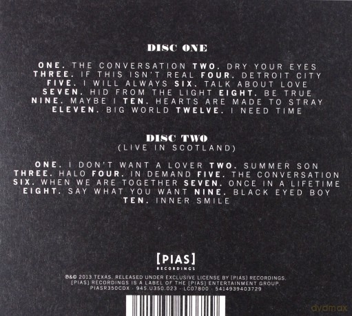 Texas: The Conversation Limited Edition (digipack) [2CD]