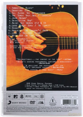 Bob Dylan: Mtv Unplugged [DVD]