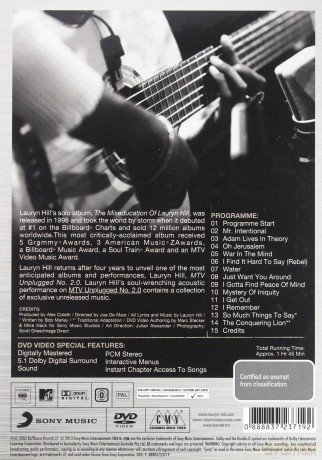 Lauryn Hill: Mtv Unplugged No. 2.0 [DVD]