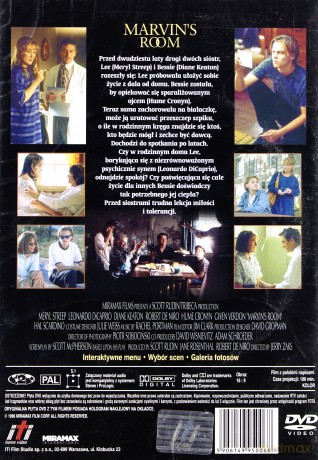 Pokój Marvina [DVD]
