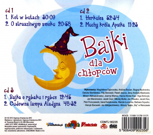 Bajki dla chłopców [AUDIOBOOK] [3CD]