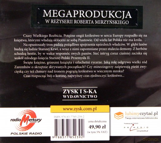 Korona śniegu i krwi - Elżbieta Cherezińska (digipack) [AUDIOBOOK][CD-MP3]