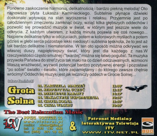 Grota solna - Łukasz Kaminiecki [CD]
